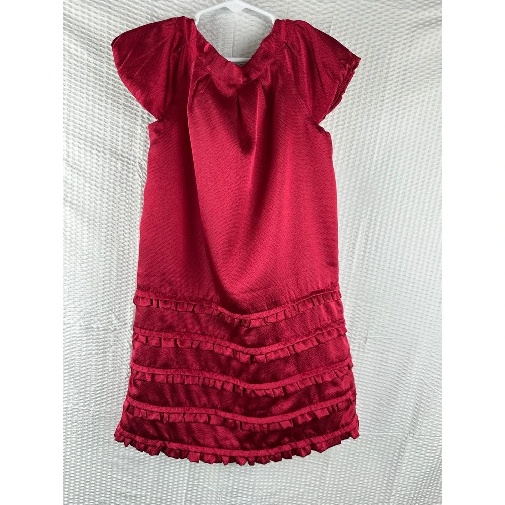 GAP Girl size SMALL 6/7 Red/Burgundy‎ Dress